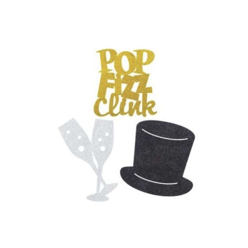 Picture of NEW YEAR GLITTER CUTOUTS